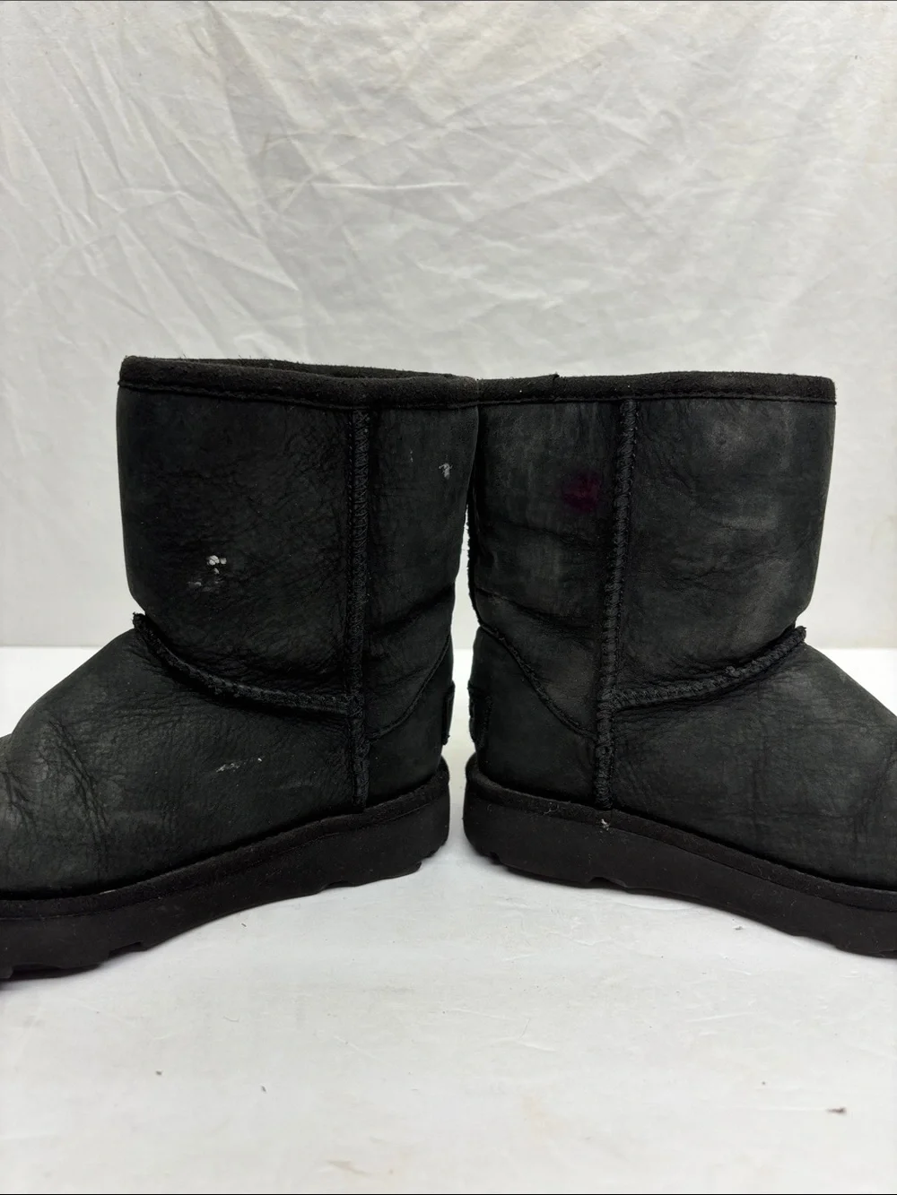 UGG Black Kids Short Classic Boots, SZ 8 toddler girl, box 72